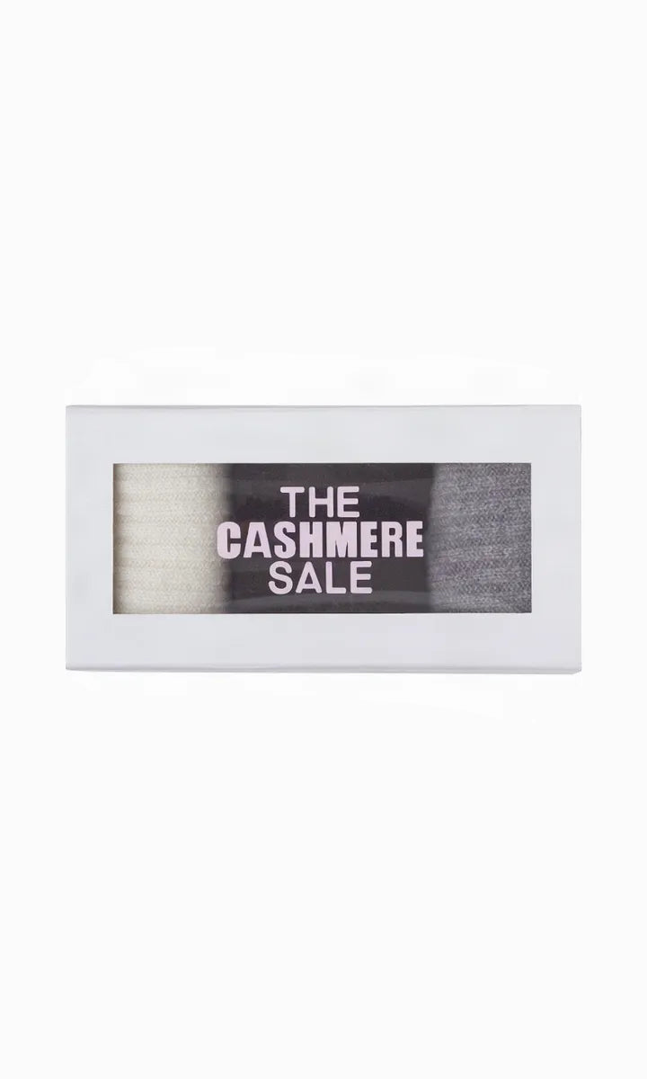 BOXED CASHMERE SOCK SET