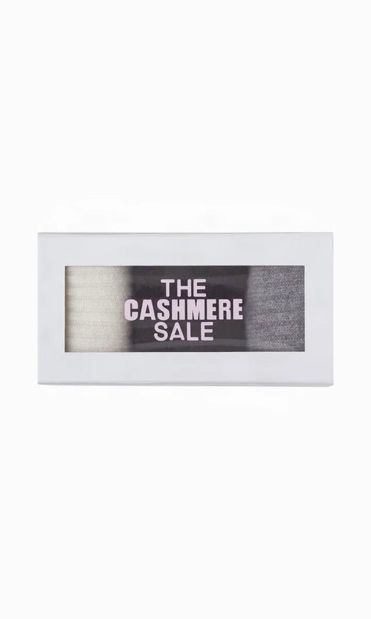 BOXED CASHMERE SOCK SET  