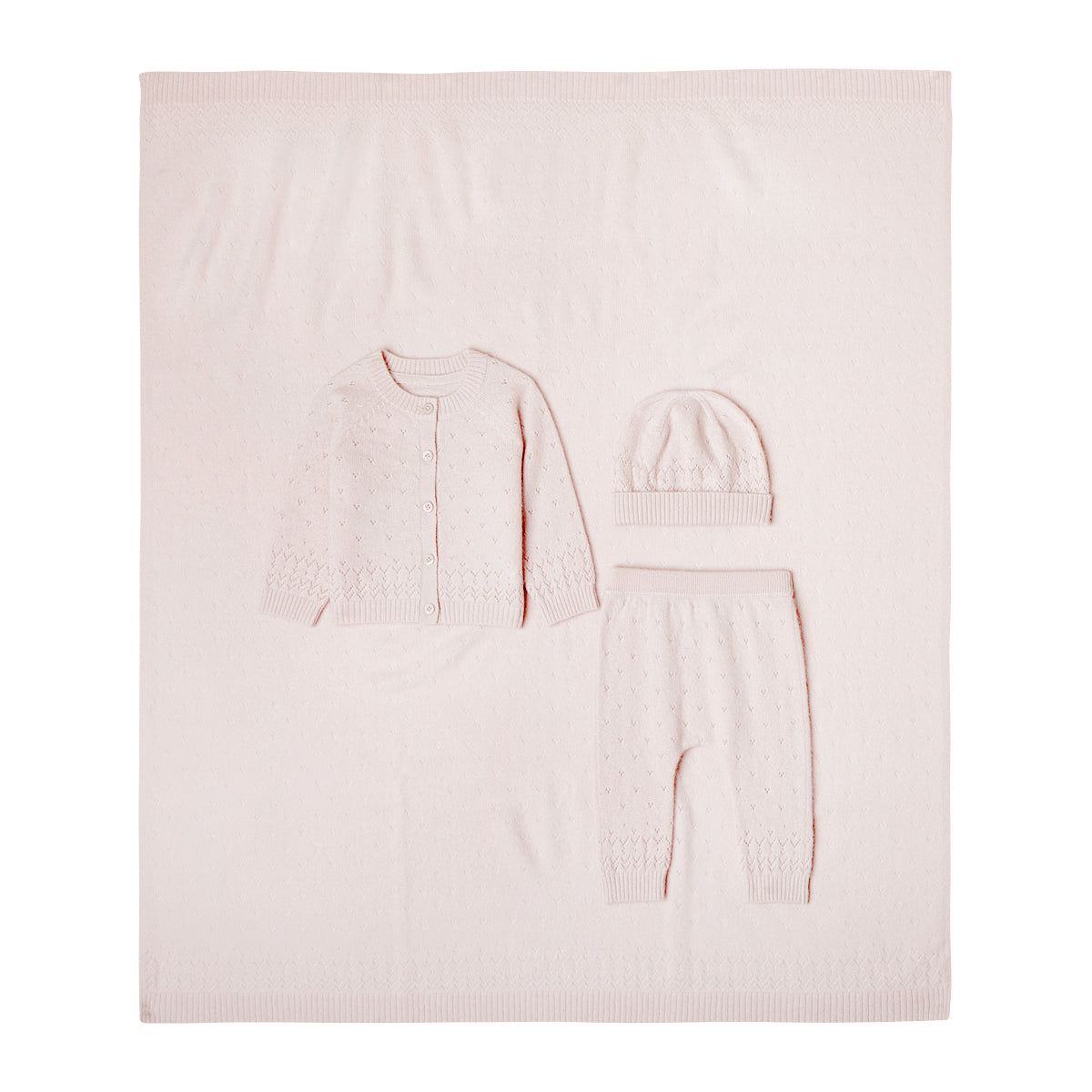 POINTELLE LAYETTE SET