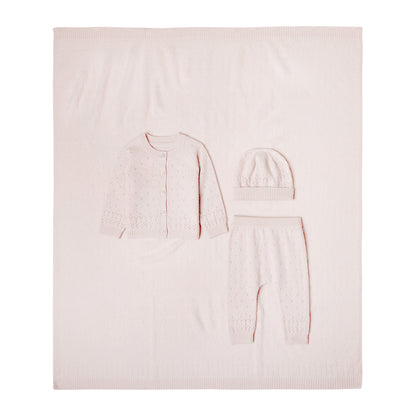 POINTELLE LAYETTE SET