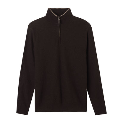 MEN'S TIPPED BIRDSEYE QRTR ZIP