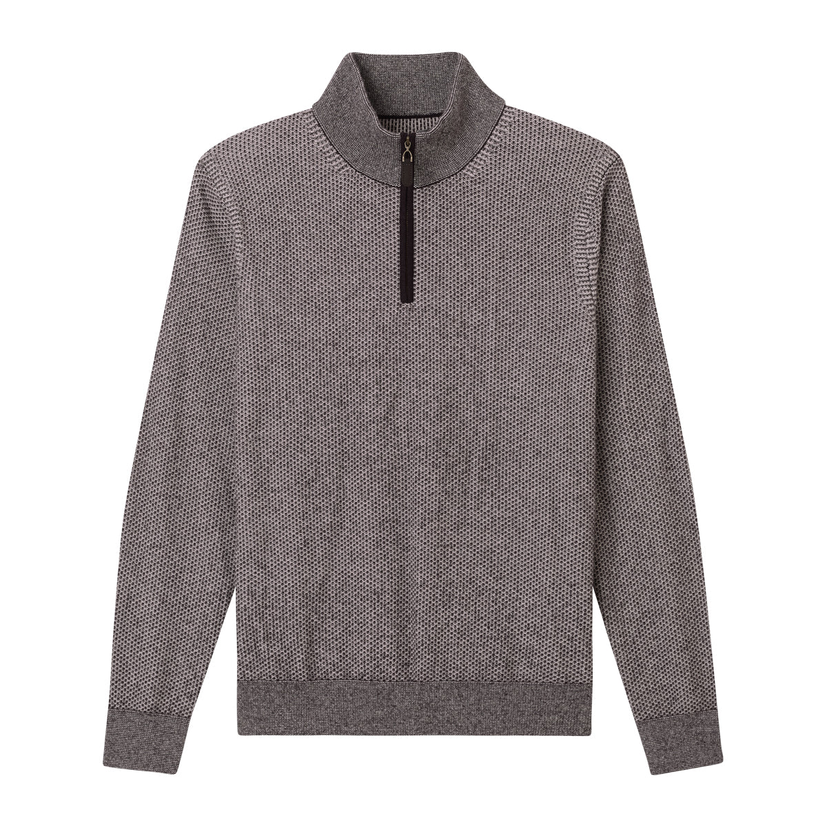 MEN'S BIRDSEYE QUARTER ZIP