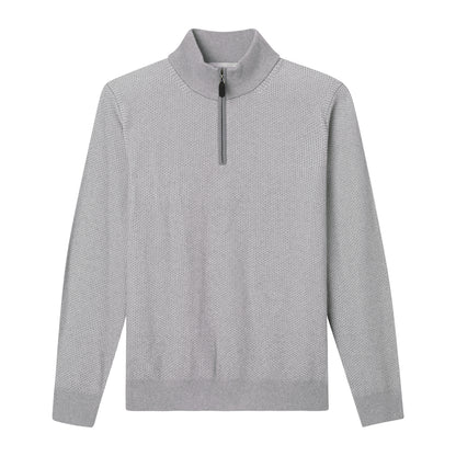 MEN'S BIRDSEYE QUARTER ZIP