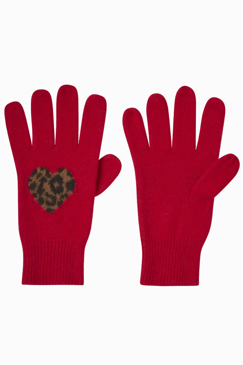 LEOPARD HEART GLOVE