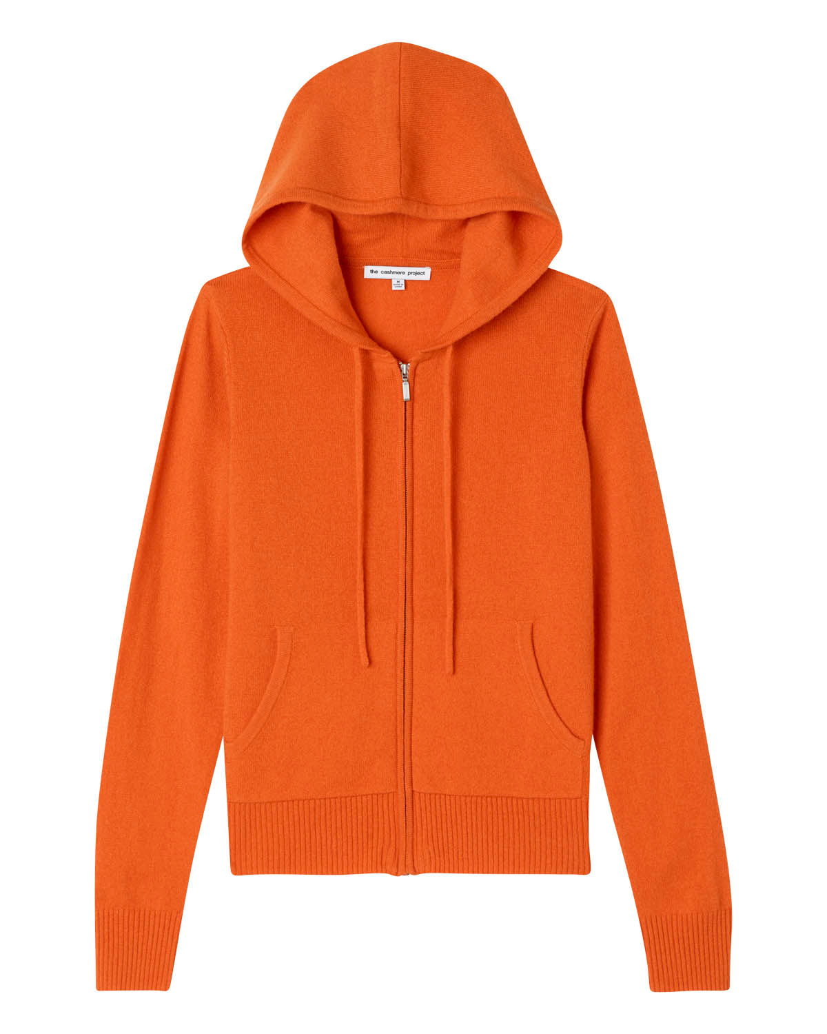 Bright orange zip up hoodie deals