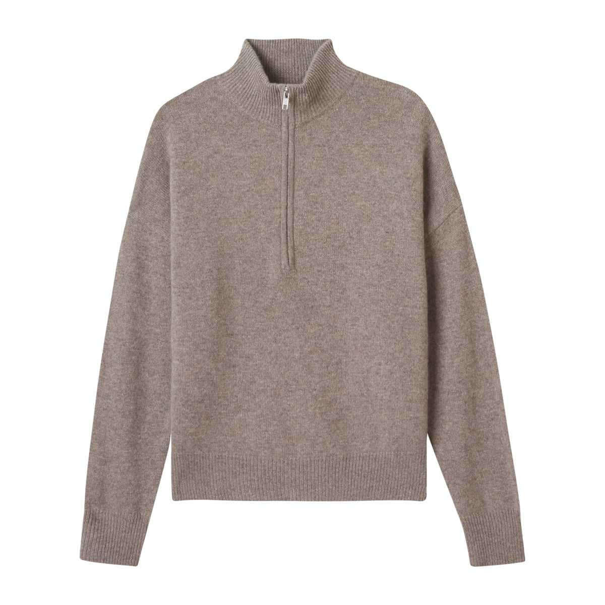 SOLID QUARTER ZIP