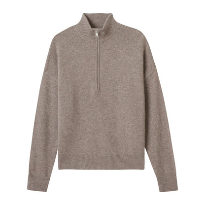 SOLID QUARTER ZIP