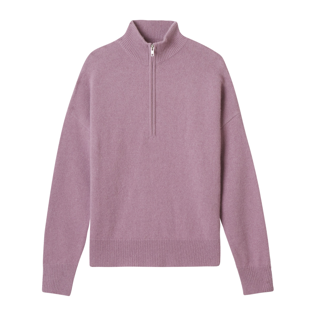 SOLID QUARTER ZIP