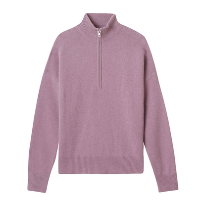 SOLID QUARTER ZIP