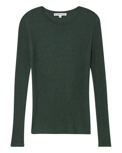CALIFORNIA CASHMERE RIBBED CREW