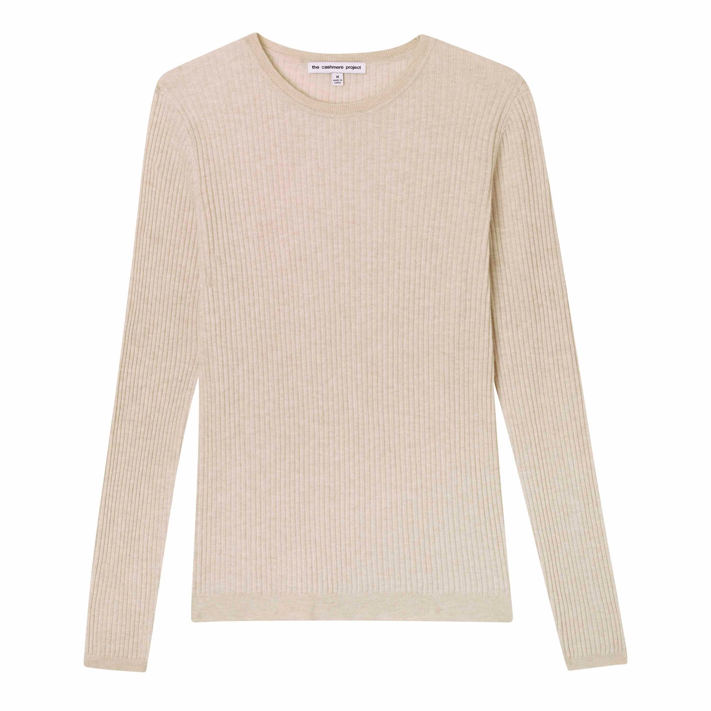 California Cashmere Ribbed Crew