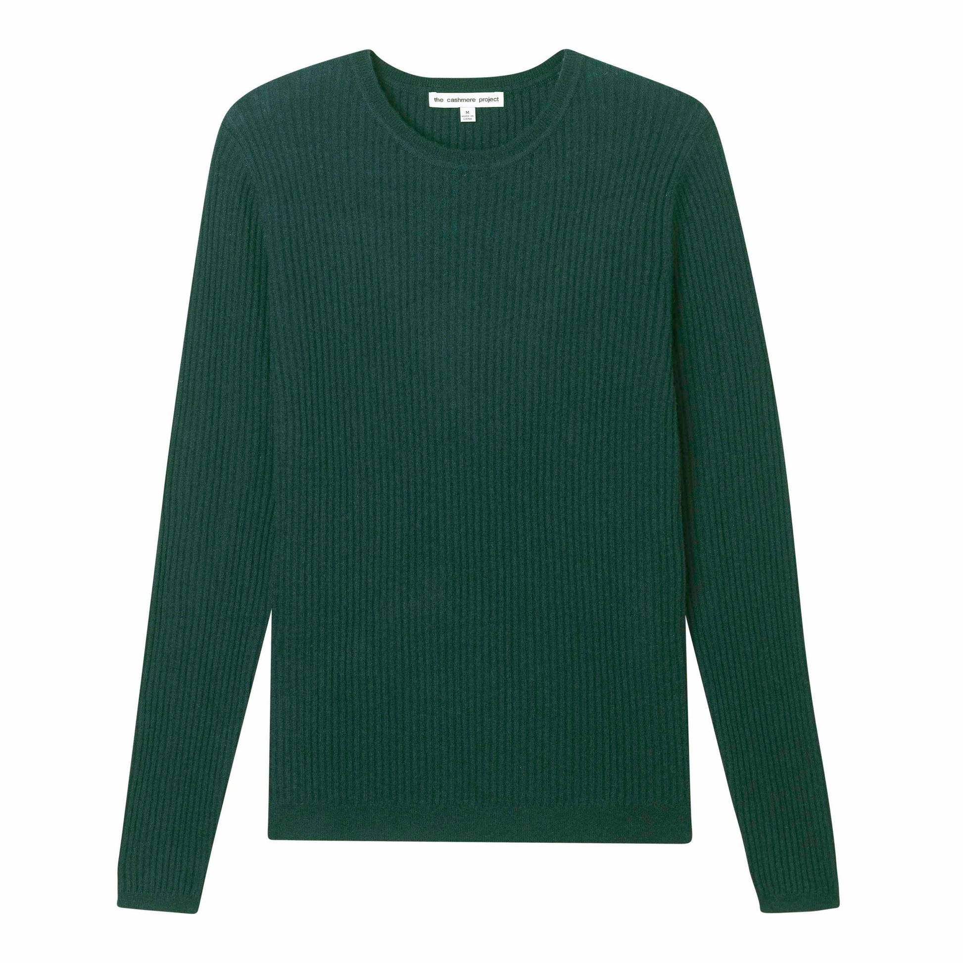 California Cashmere Ribbed Crew