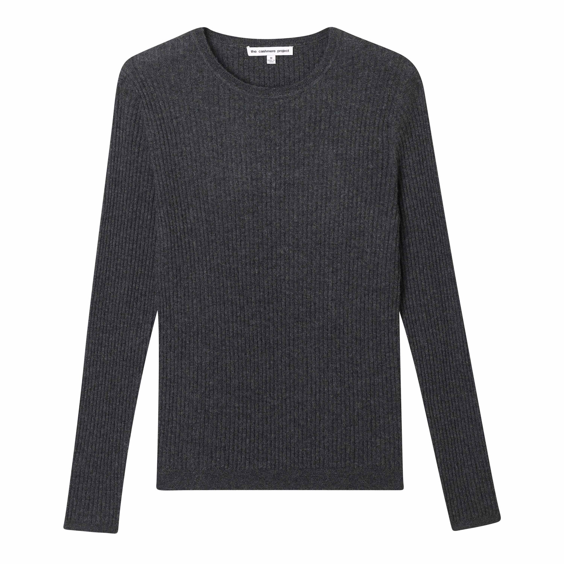 California Cashmere Ribbed Crew