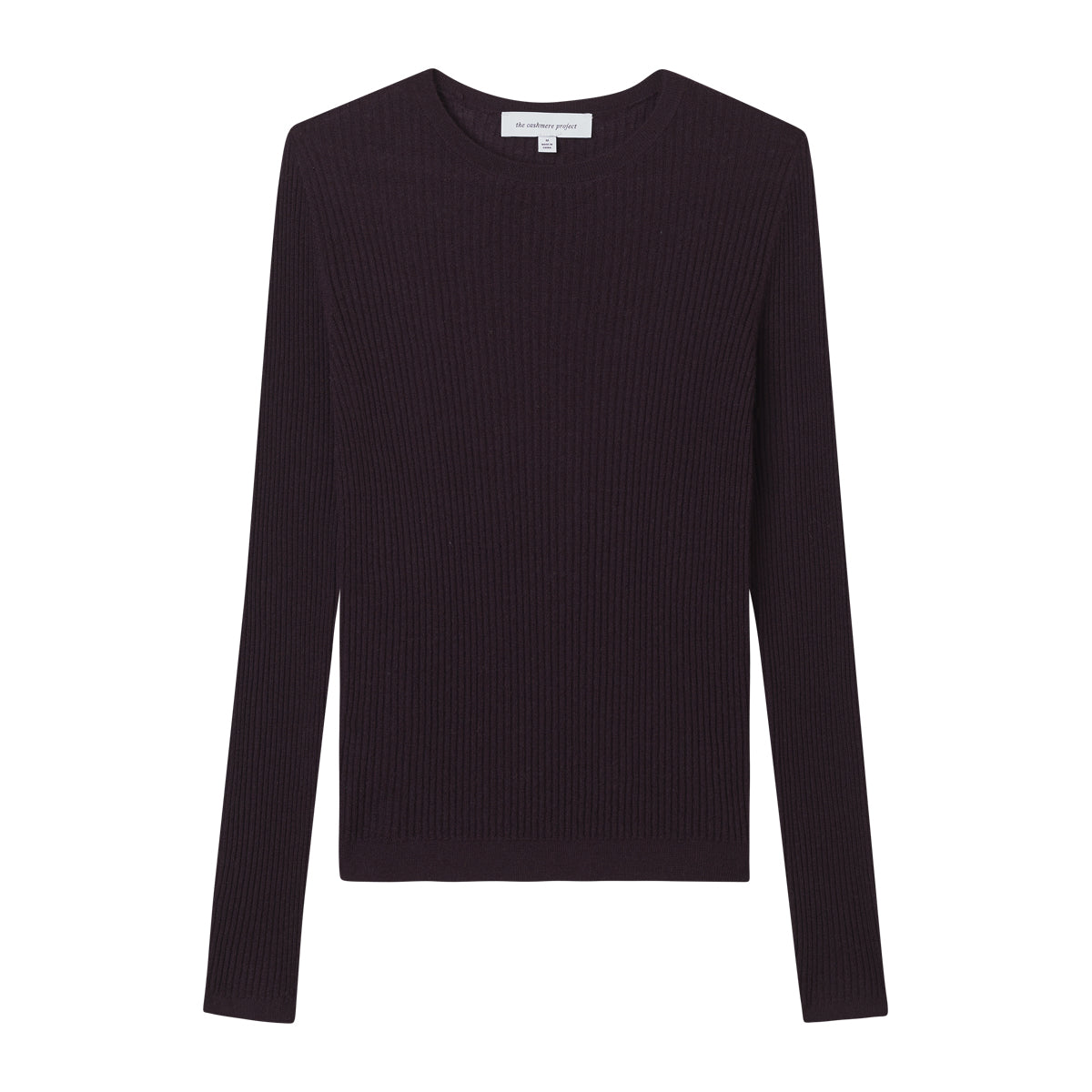 CALIFORNIA CASHMERE RIBBED CREW