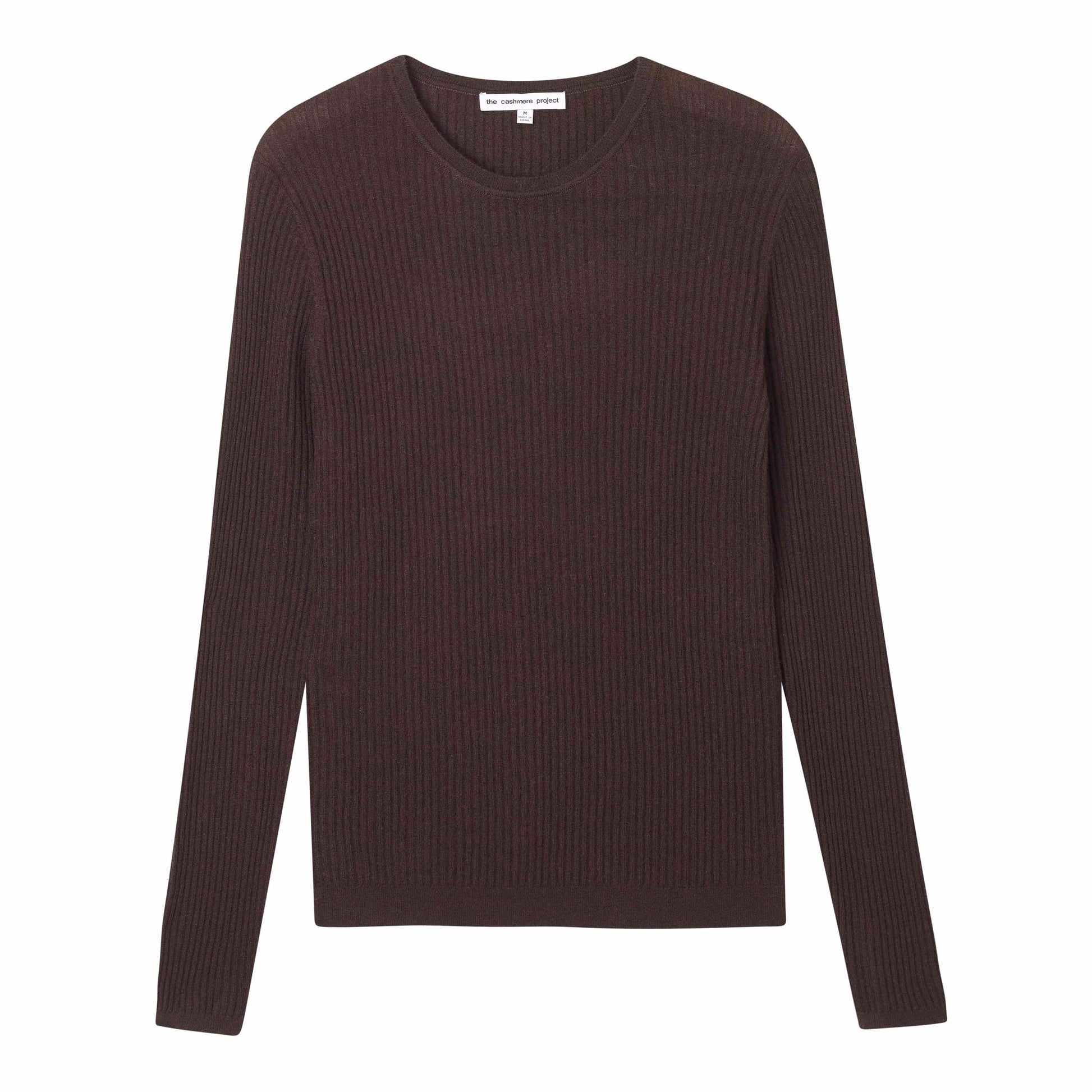 California Cashmere Ribbed Crew