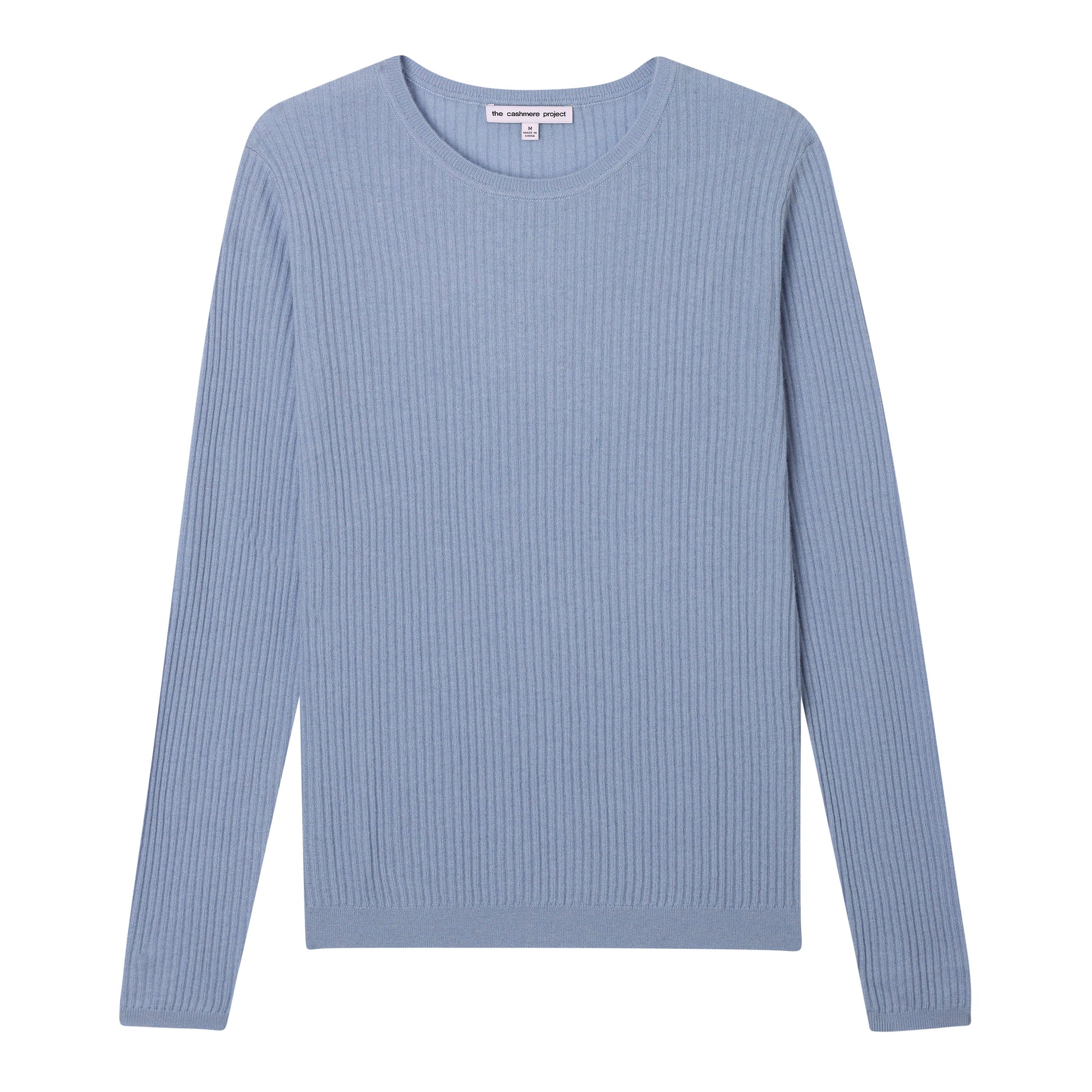 California Cashmere Ribbed Crew