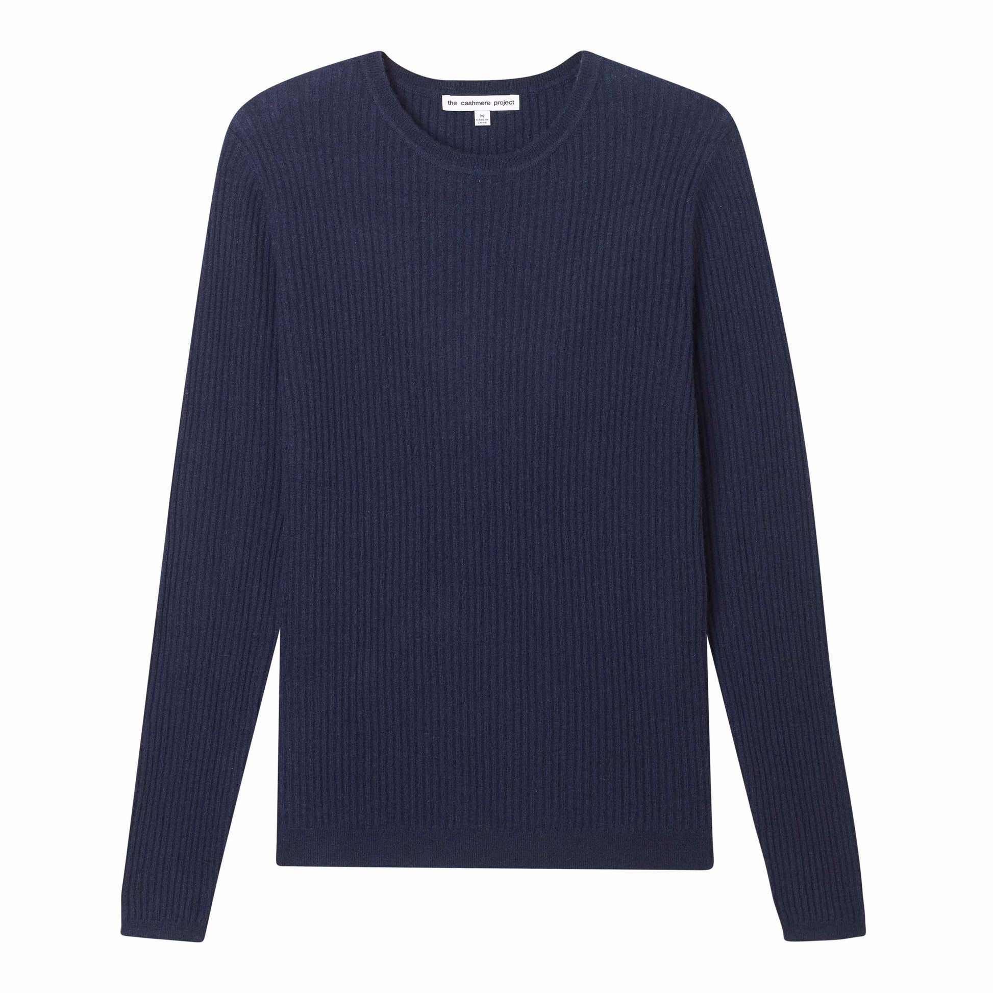 California Cashmere Ribbed Crew