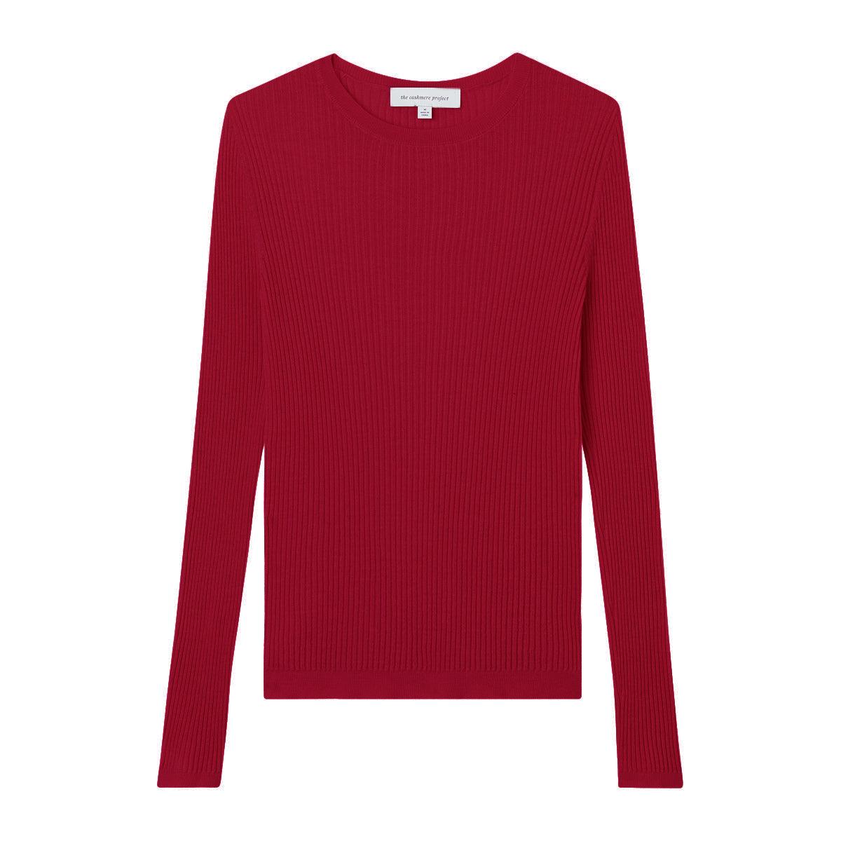 CALIFORNIA CASHMERE RIBBED CREW