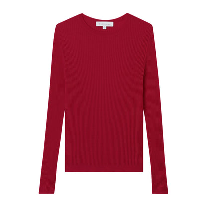 CALIFORNIA CASHMERE RIBBED CREW