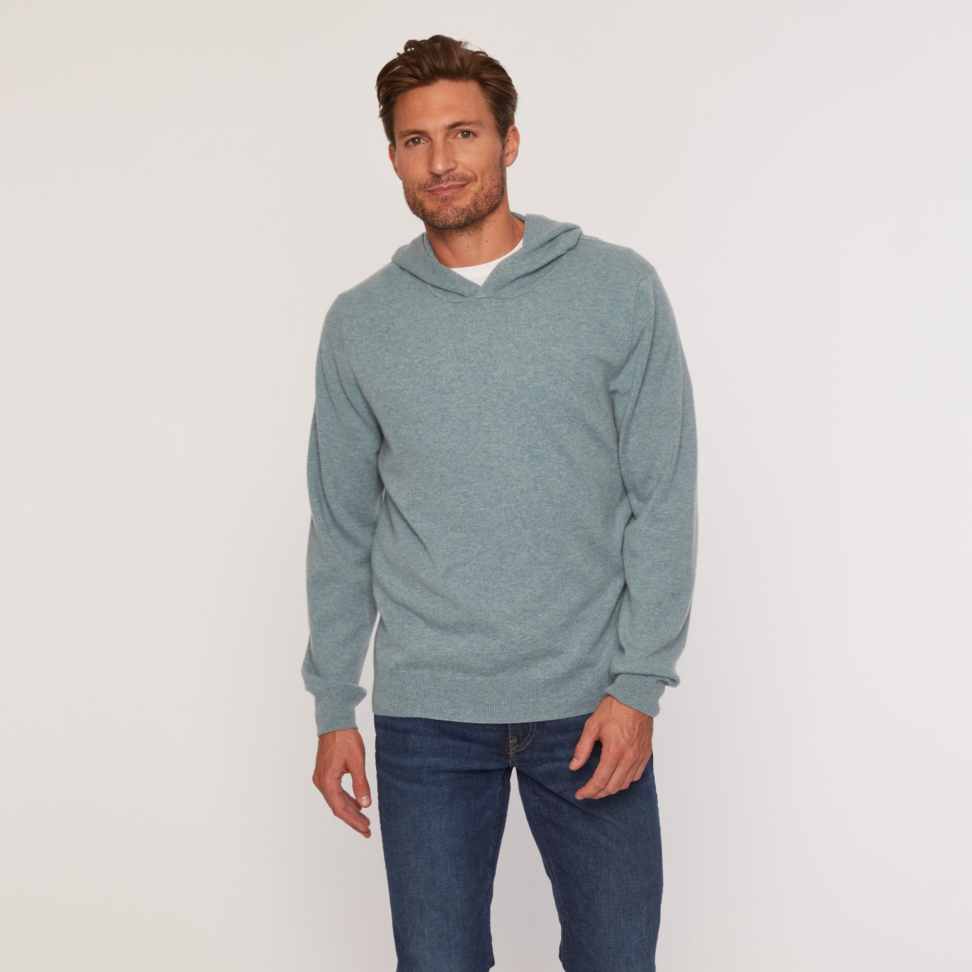 Mens cashmere hoodie outlet sale