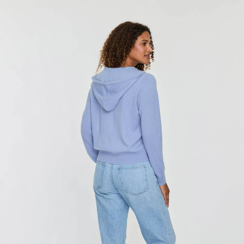 SOLID ZIP HOODIE