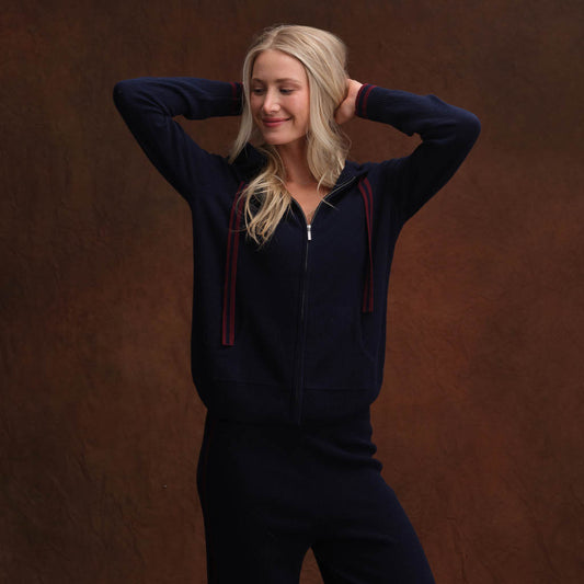 VARSITY ZIP HOODIE  