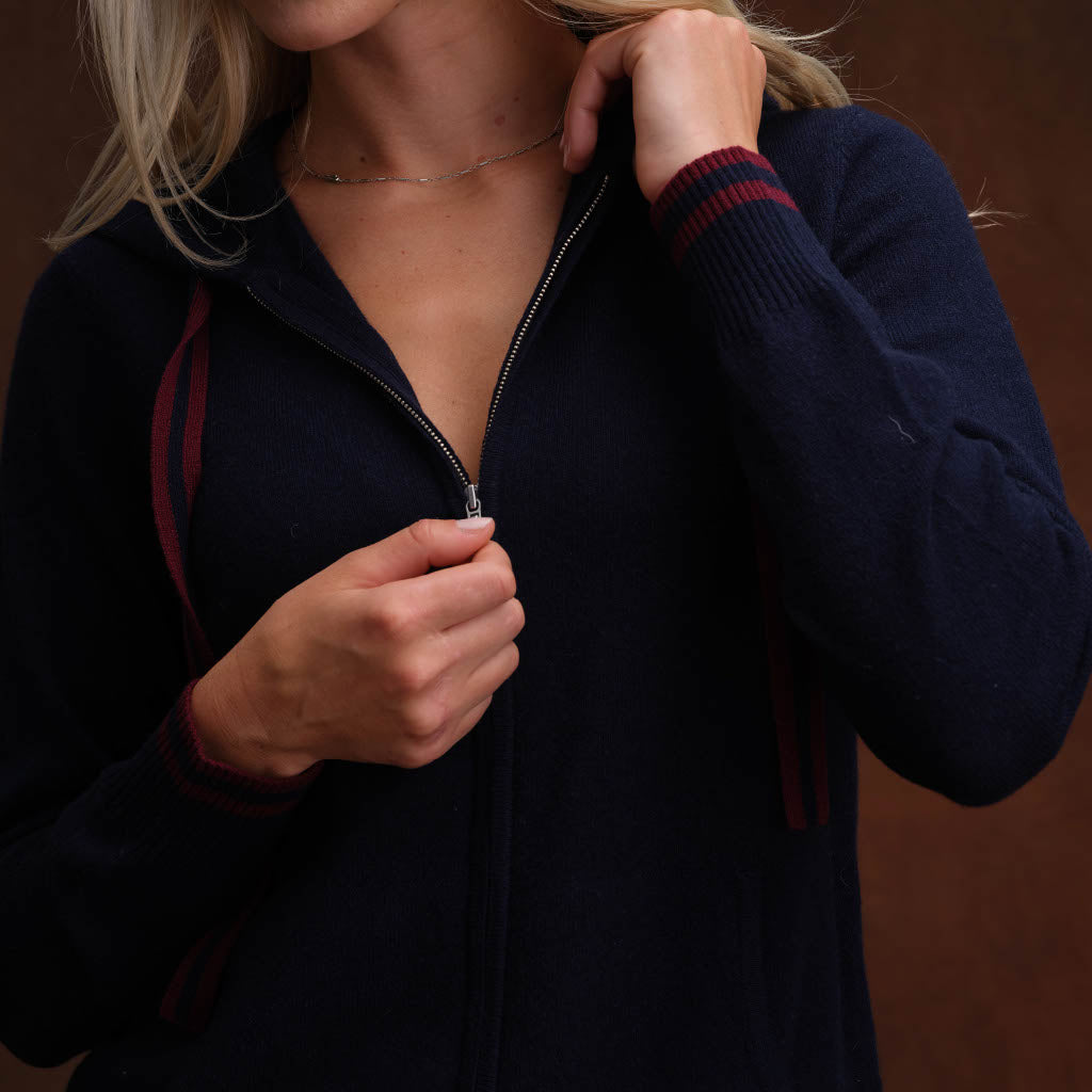 VARSITY ZIP HOODIE