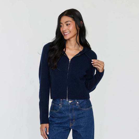 CROPPED ZIP HOODIE  