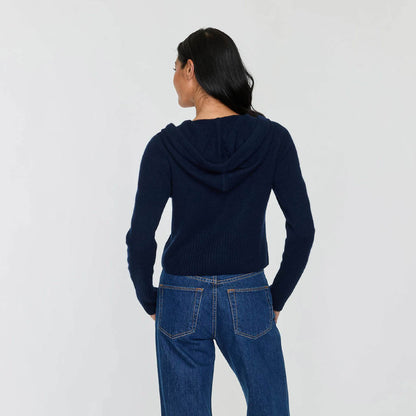 CROPPED ZIP HOODIE
