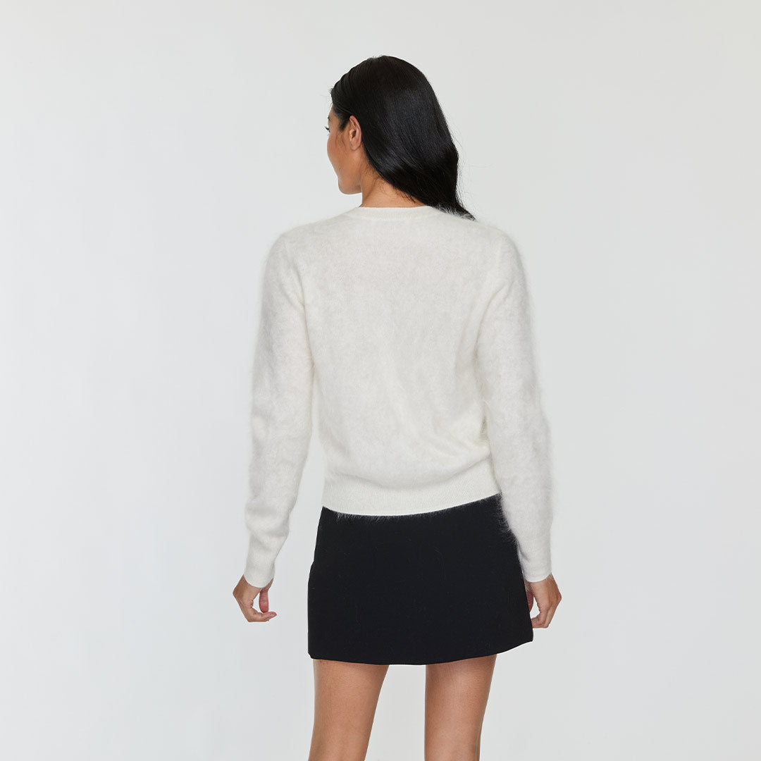 BRUSHED BUTTON UP CARDIGAN