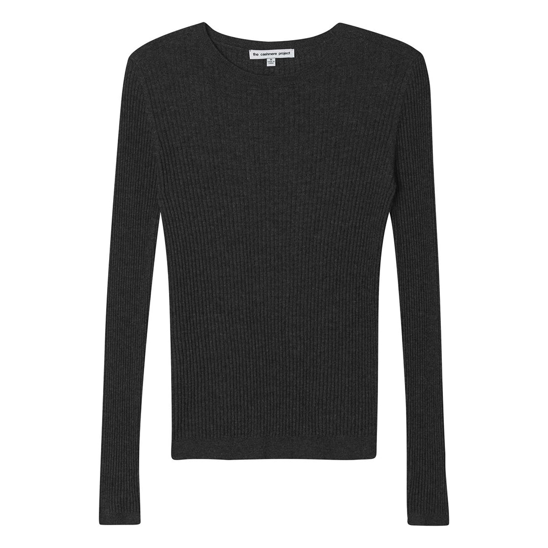 California Cashmere Ribbed Crew