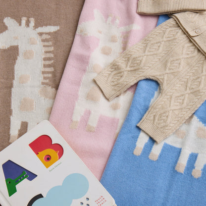 GIRAFFE BABY BLANKET