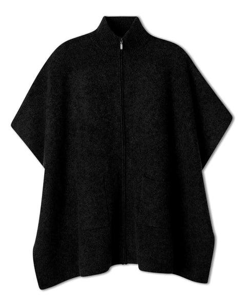ポンチョ・ケープ GIOVI FW24 Wool and cashmere poncho (P2411VO 99 SALE) Giovi Pellicce - Women's and men's fur collection - Fall