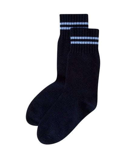 Tipped Stripe Sock