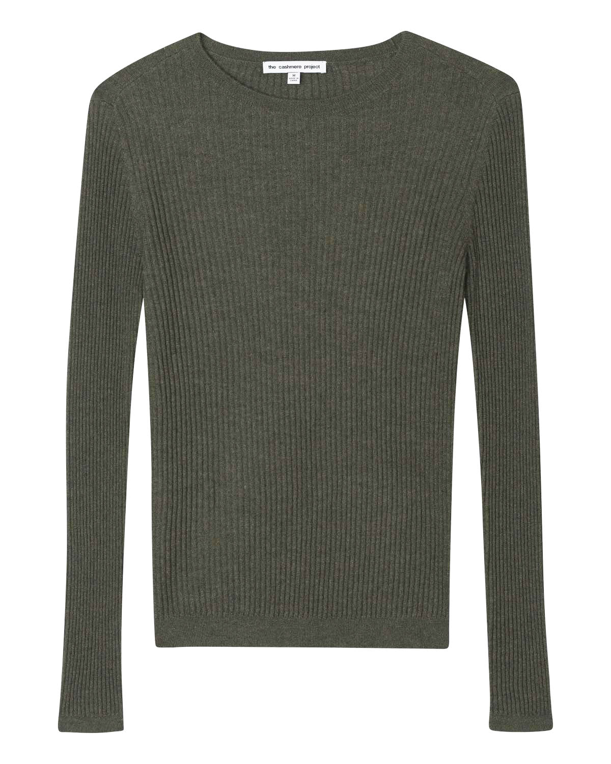 California Cashmere Ribbed Crew