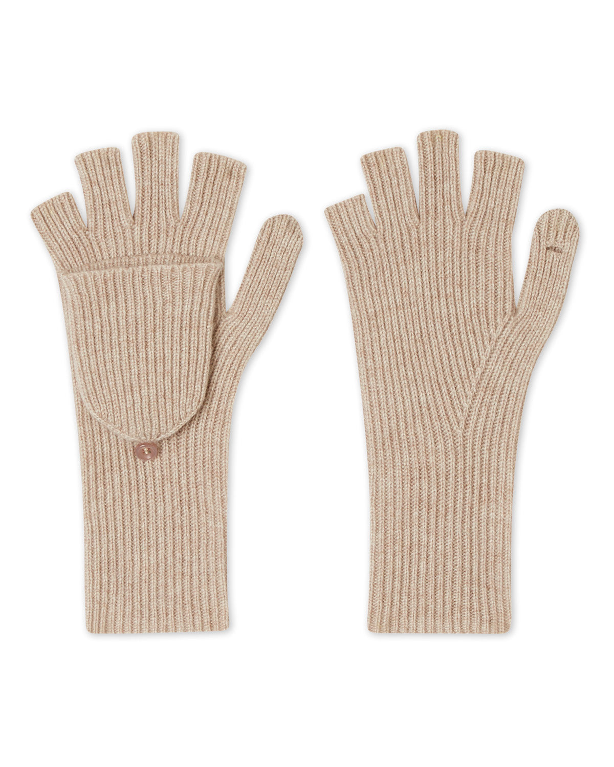 Ribbed Convertible Mitten