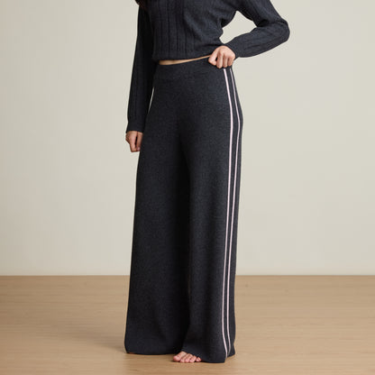 SIDE STRIPE WIDE LEG PANT