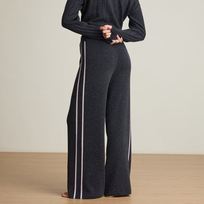SIDE STRIPE WIDE LEG PANT