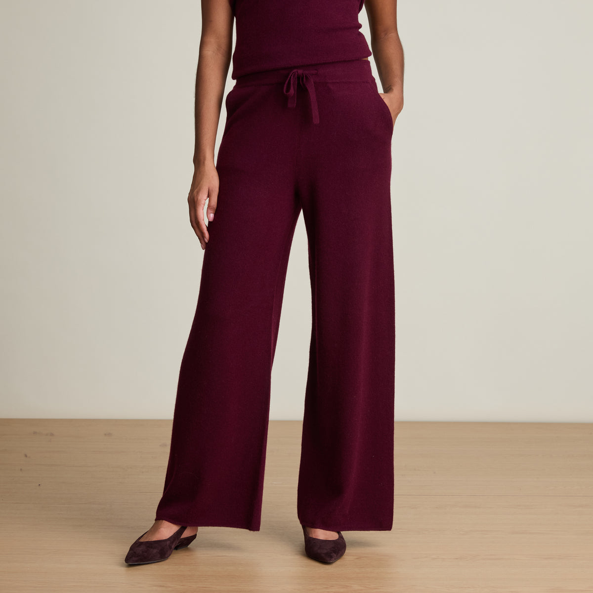 WIDE LEG SWEATPANT