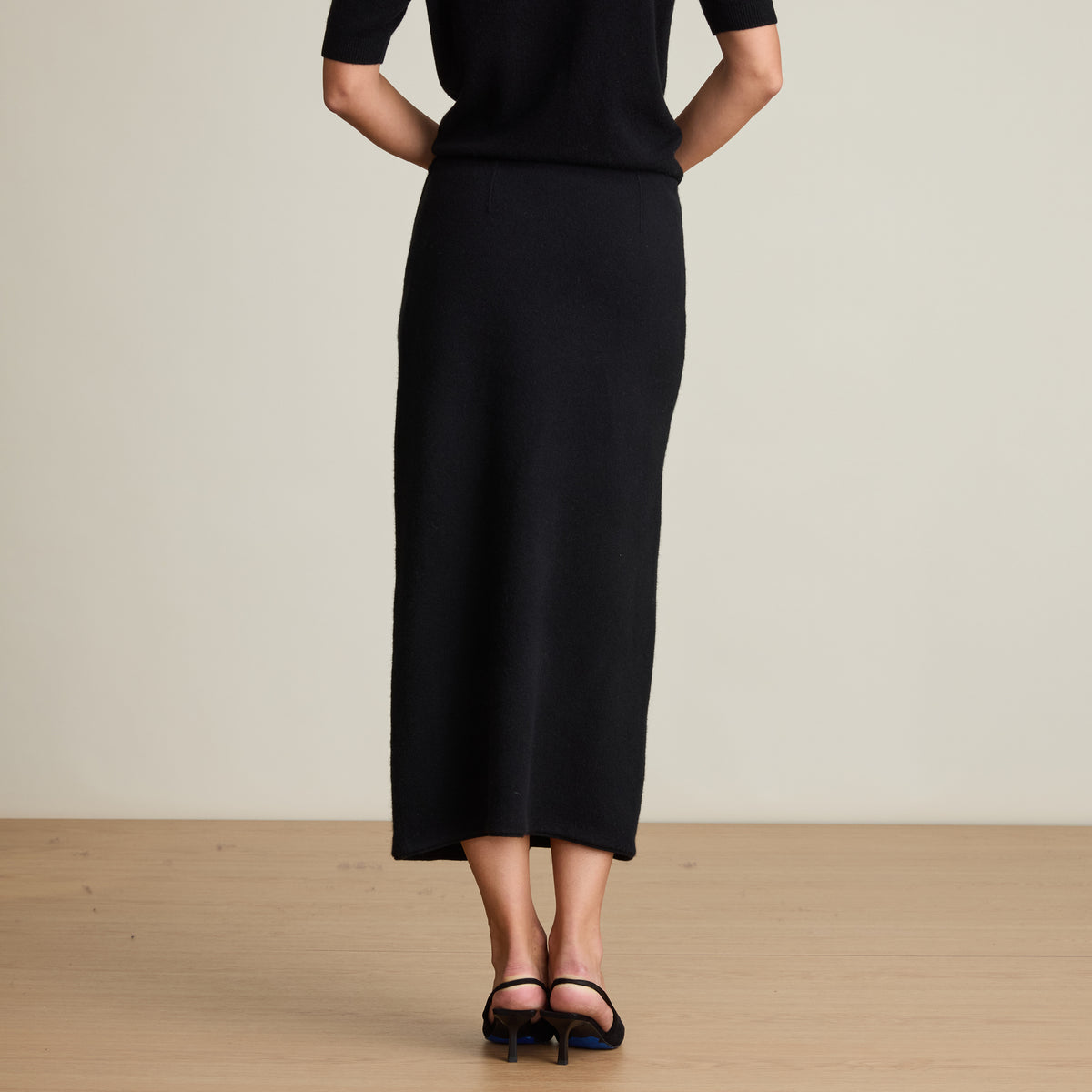 CASHMERE WRAP SKIRT