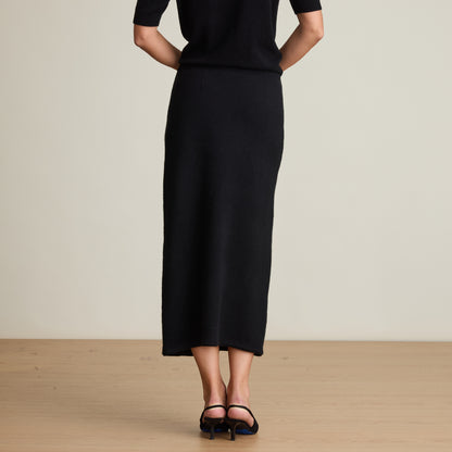 CASHMERE WRAP SKIRT