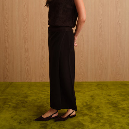 CASHMERE WRAP SKIRT