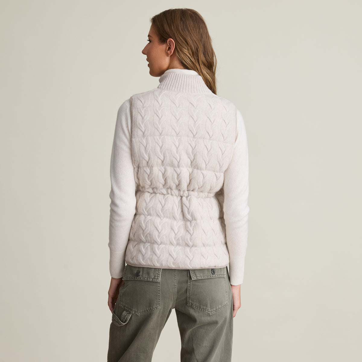 CINCH WAIST PUFFER VEST