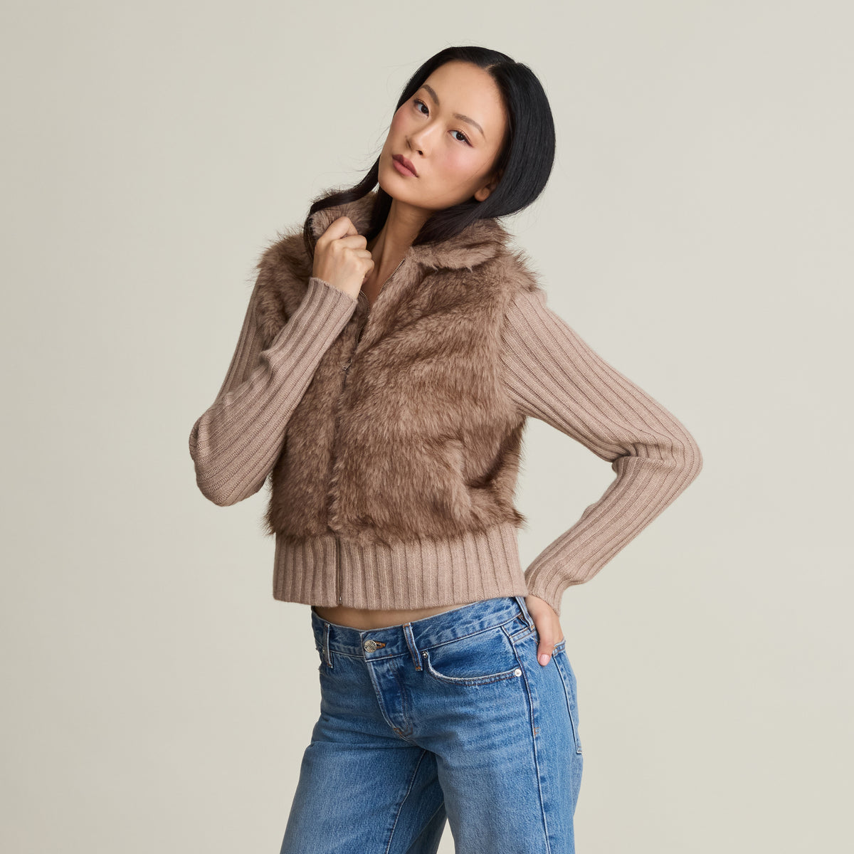 FAUX FUR JACKET