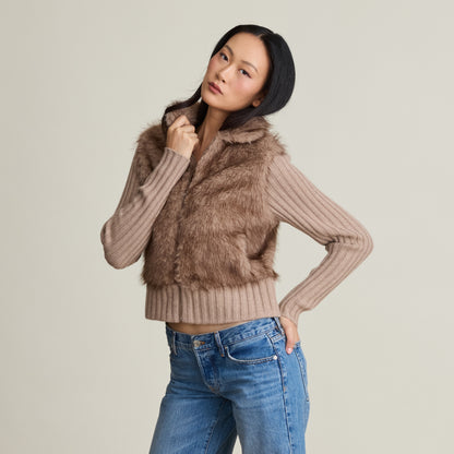 FAUX FUR JACKET