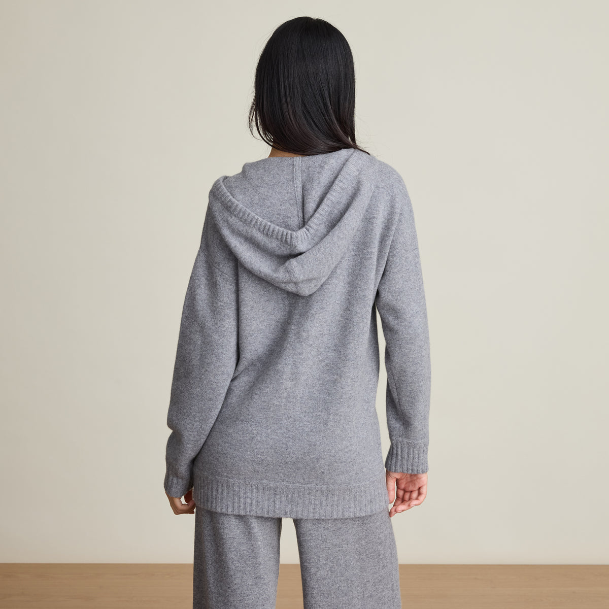 LUXE LONG ZIP HOODIE