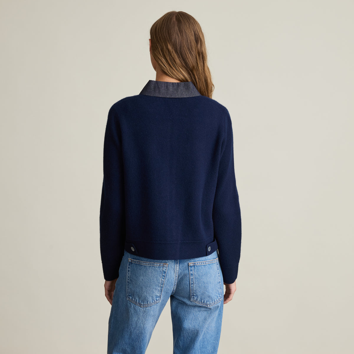 DENIM COLLAR JEAN JACKET