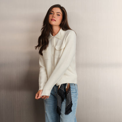 CASHMERE JEAN JACKET