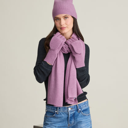 RIBBED CONVERTIBLE MITTEN