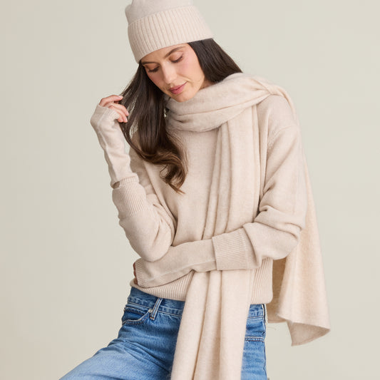 BRUSHED FINGERLESS GLOVE  